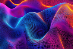 Abstract Wavy Grid Waves Background Wallpaper Product Image 1