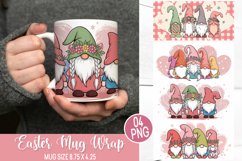 Easter Mug Wrap Design - Easter Gnome Sublimation Product Image 1