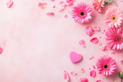 Pink Daisy Background Wallpaper Product Image 1