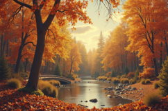 Autumn Forest background Product Image 1