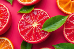 Grapefruit Slice Background Product Image 1