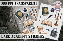 Gothic sticker sheet Magic Scrapbook PNG Spells Witch Product Image 1