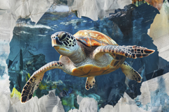 Sea Turtle Background Wallpaper Product Image 1