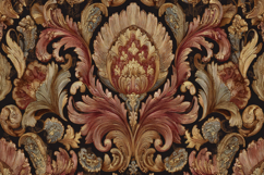 Traditional Brocade Pattern Background Wallpaper Product Image 1