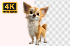 Cute Chihuahua Dog Transparent PNG Product Image 1