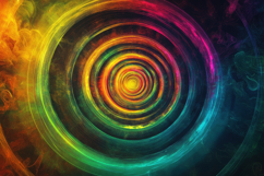 Colorful Spiral Background Wallpaper Product Image 1