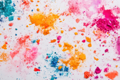 Colorful Powder with White Background Wallpaper Product Image 1