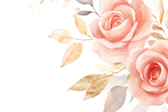 Elegant Watercolor Floral Background Wallpaper Product Image 1