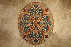 Decorative Circular Pattern Background Wallpaper Product Image 1