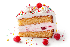 Birthday Cake with White Background Wallpaper Product Image 1