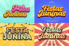 “Festa Junina Editable Text Effect Product Image 1