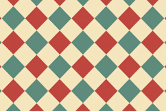 Red Green Checkered Background Product Image 1
