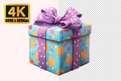 Colorful Gift Box Transparent PNG Product Image 1