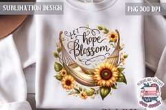SunFlowers Clipart Sublimation Bundle 28 PNG Motivational Product Image 9