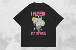 Funny Cartoon Astronaut T-shirt Design Bundle Product Image 7