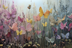 Painting Colorful Butterfly Background Product Image 1