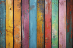 Colorful Wood Background Wallpaper Product Image 1