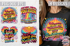 Bible Quote Clipart PNG Sublimation 4 Designs Product Image 1