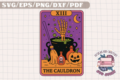 Halloween Tarot Card Funny SVG T shirt Quotes Design Product Image 1