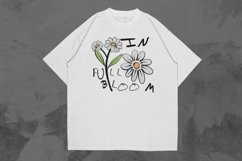 In Full Bloom Spring Hand Drawn T-shirt Design Product Image 1