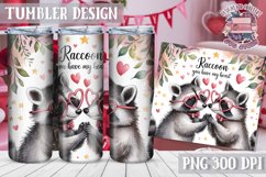 Sublimation Tumbler WRAP Love Design Quote Watercolor Animal Product Image 1