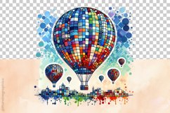Hot Air Ballon Clipart - 04 Variation Product Image 6