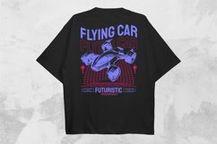 Flying Car Streetwear PNG T-shirt Design Product Image 1