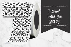 Packed With Care By A Small Business Thermal Stickers Product Image 1