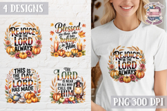 Fall Cozy Quote Bible Clipart PNG Sublimation 4 Designs Product Image 1