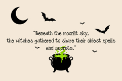 Midnight Spell | Whimsical Witchy Halloween Font Product Image 8