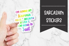 Let Karma Handle It | Sarcasam Sticker Product Image 1