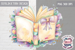 Easter Sublimation Design PNG Soft Palette Brush Strokes Product Image 1