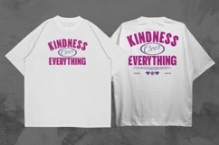 Kindness Over Everything Streetwear Typographic T-shirt Product Image 1
