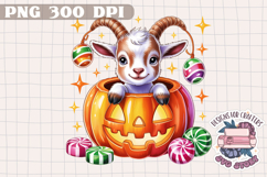 Cute Halloween Animal Autumn Sublimation design Fall KIds Product Image 1