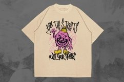 Run the Streets Urban Graffiti T-shirt Design Product Image 1