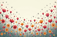 Field Of Flower Background Product Image 1