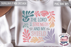 Bible Quote Sublimation Design Jesus Cross Modern Abstracts Product Image 1