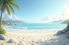 Tropical Beach background Product Image 1