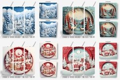 3D Christmas 20oz Tumbler Wrap Designs Bundle Product Image 7