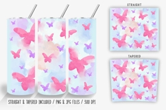Watercolor Floral Summer Tumbler Wrap Bundle Product Image 6