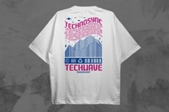 Geometric Brutalism T-shirt Design Bundle Product Image 4