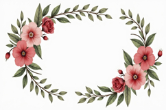 Flower Frame Background Product Image 1