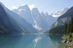 Mountain Lake Background Product Image 1