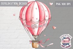 Valentine Quote Symbol Love Sublimation Design PNG Heart Product Image 1