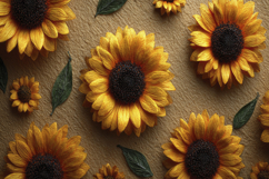 Yellow Sunflower Background Product Image 1
