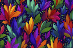 Colorful Floral Pattern Background Product Image 1