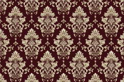 Classic Gold Damask Pattern Background Wallpaper Product Image 1