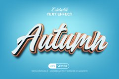 Autumn Text Effect Style Product Image 1