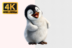 Baby Emperor Penguin Transparent PNG Product Image 1