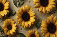 Yellow Sunflower Background Product Image 1